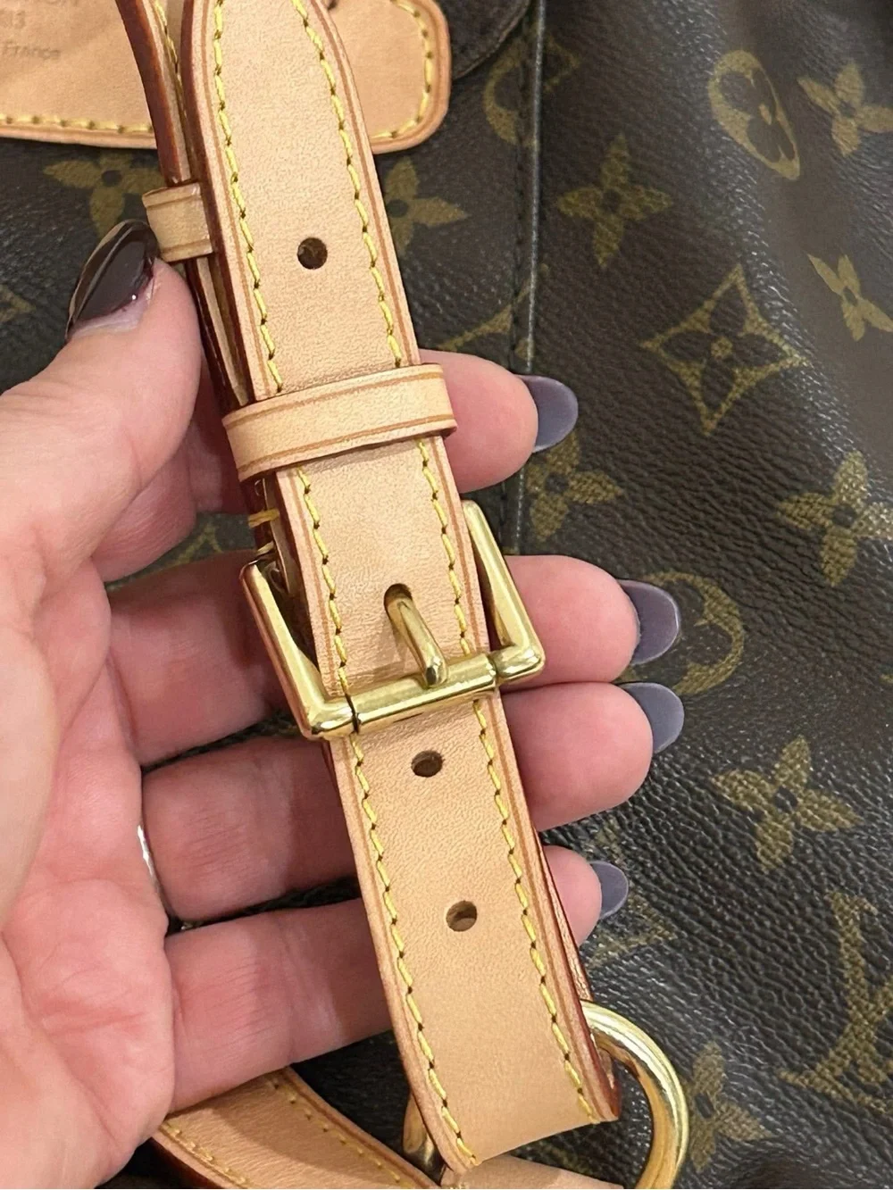 Louis Vuitton Montsouris MM Monogram Drawstring Backpack